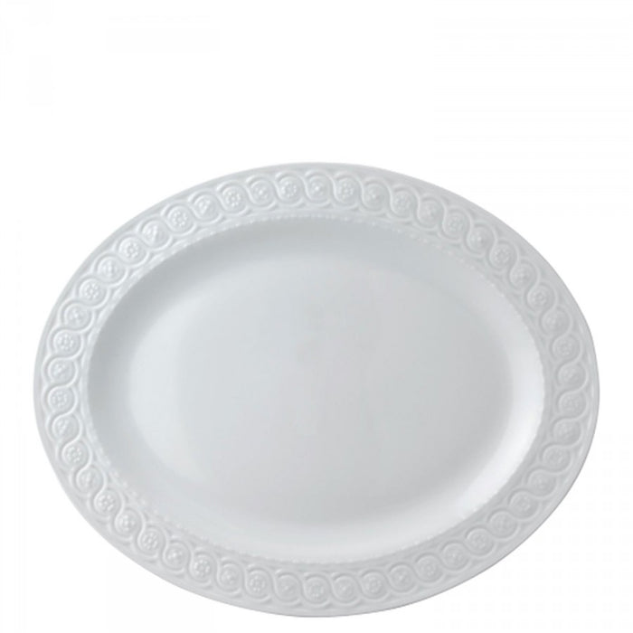 Assiette ovale "Louvre" Bernardaud 33 cm