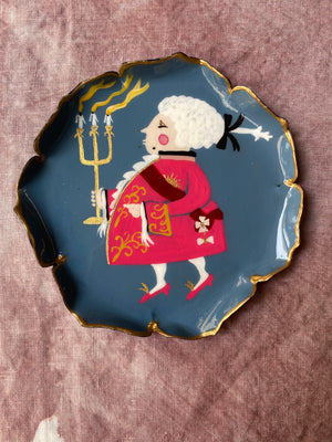 Light blue bread plate made to order