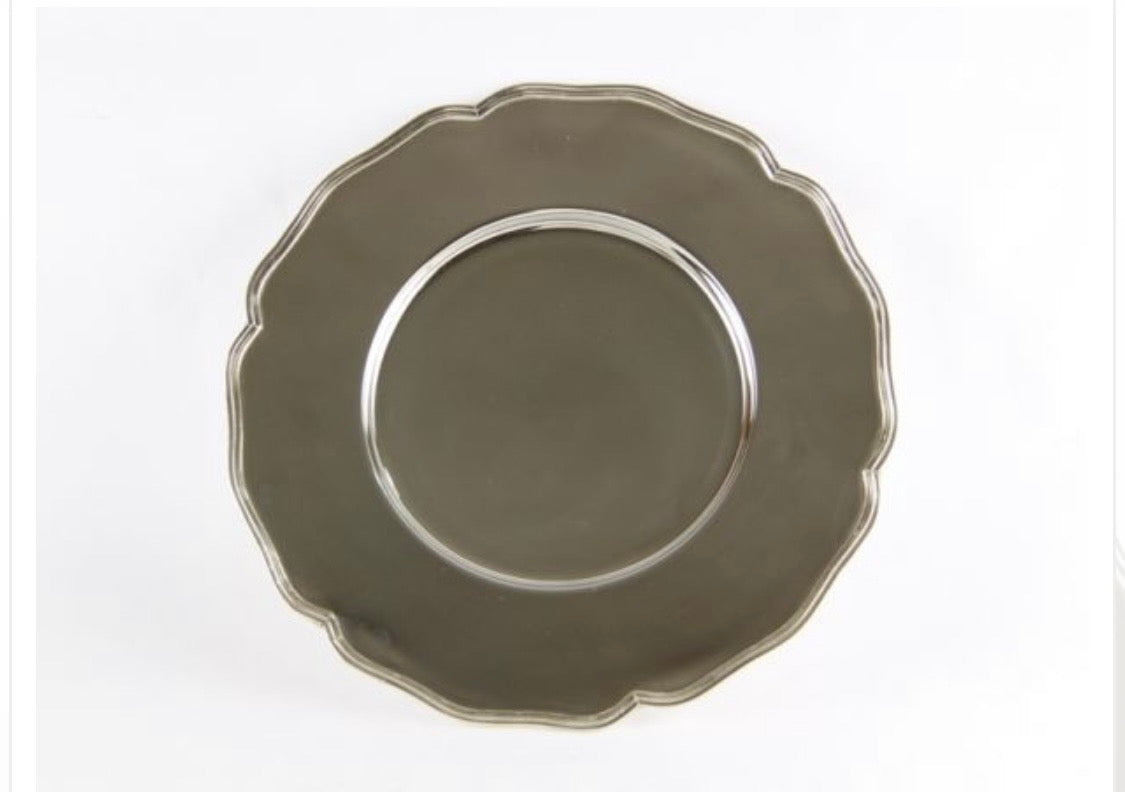 Large scalloped charger in Sheffield