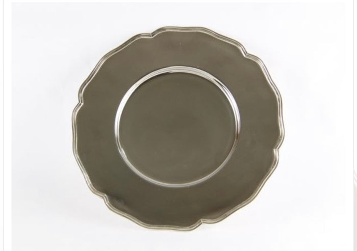 Large scalloped charger in Sheffield