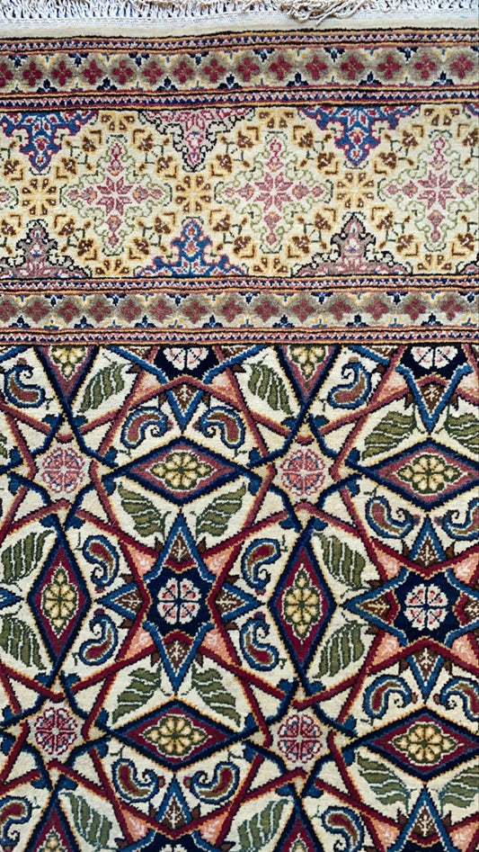 Antique Kashan carpet