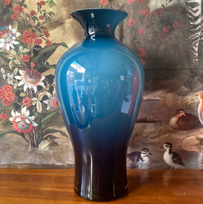 Vaso Aurora blu cm 42