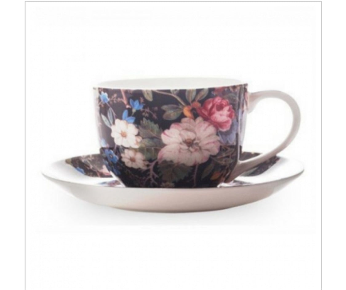 Tazza caffè The William Kilburn Collection “ Midnight blossom “