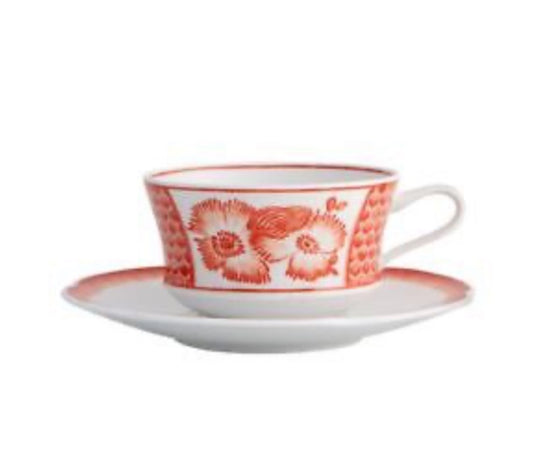 Set of 4 Coralina Vista Alegre tea cups