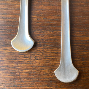 Set of twelve Christofle Sigma steel dessert forks