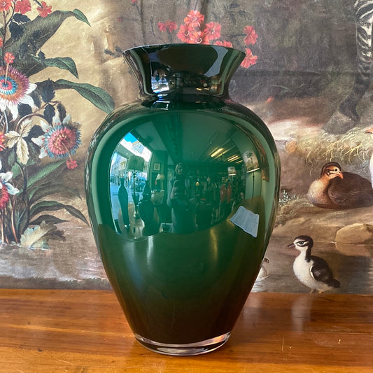 Vase Aurora vert forêt h 29 cm
