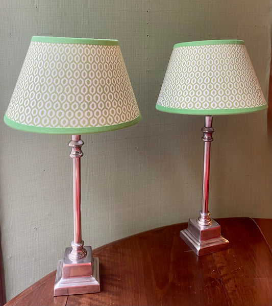 Pair of bedside lamps