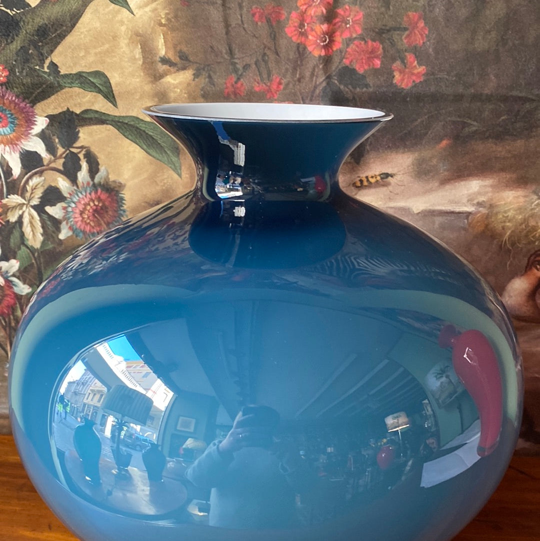 Vase aurore bleu 30 cm