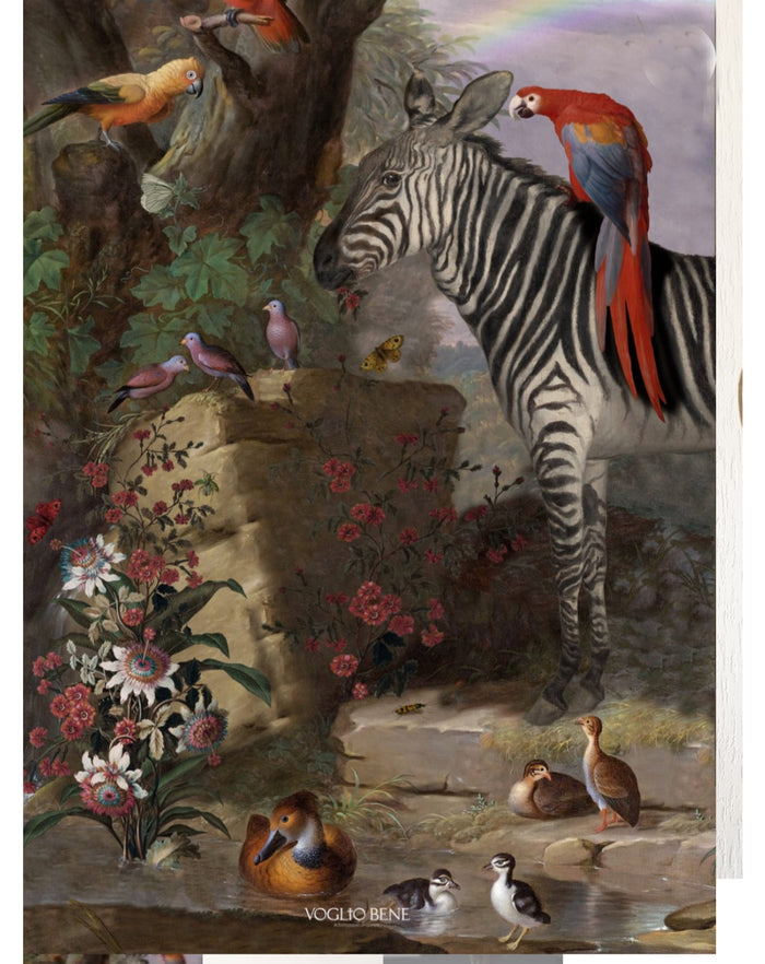 Velvet panel Vobene zebra and company Vobene