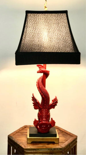 Red dragon lamp