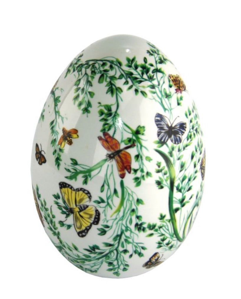 Uovo in ceramica aria di primavera
