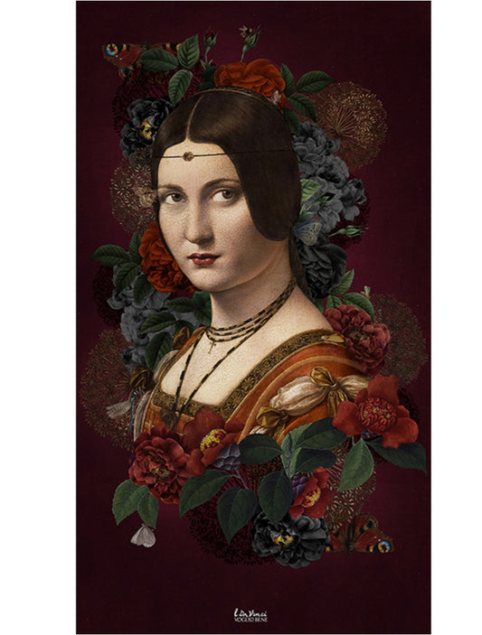 Vobene panel in Bella velvet