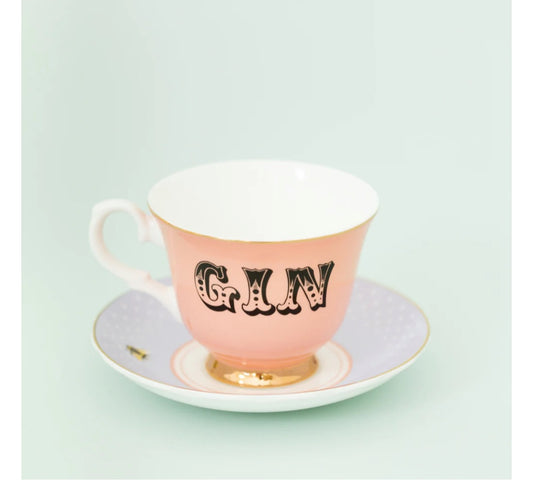 “Gin” tea cup