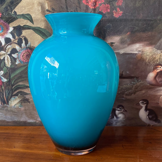 Vase Aurore turquoise 29 cm