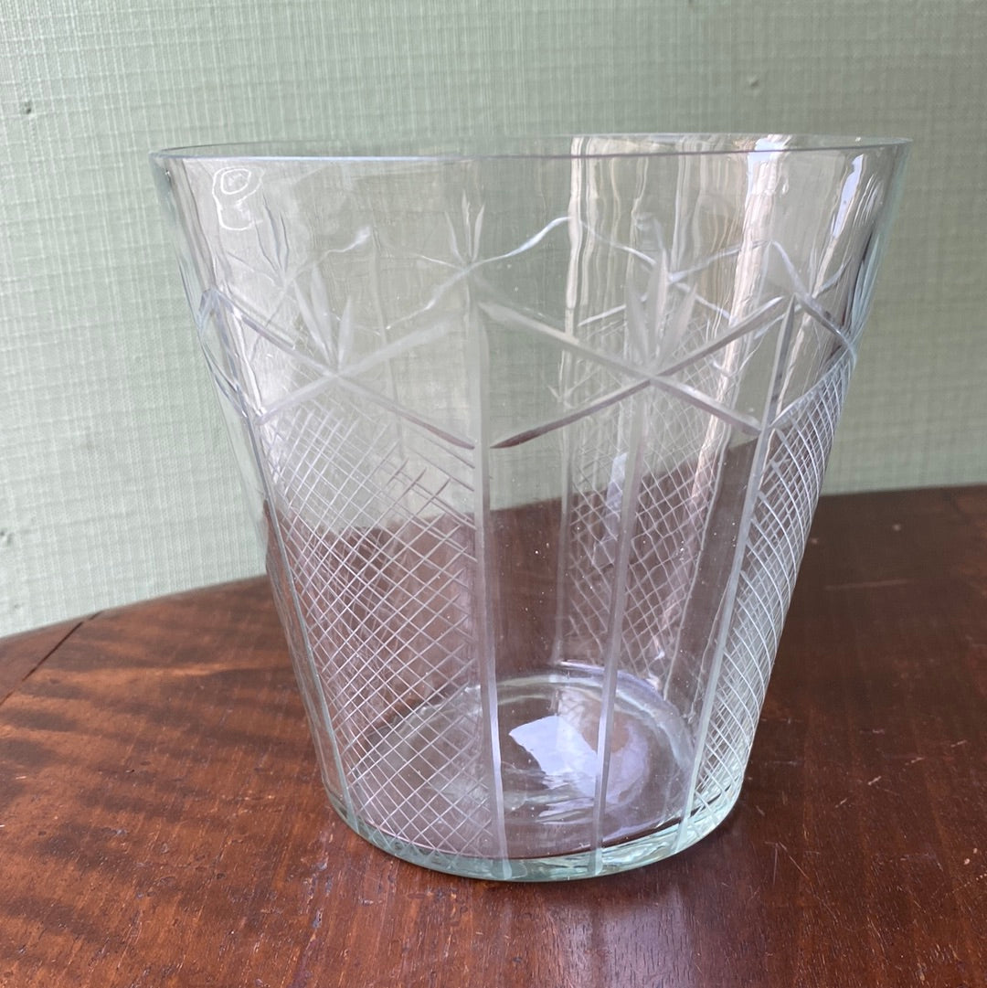 Vase photophore en verre